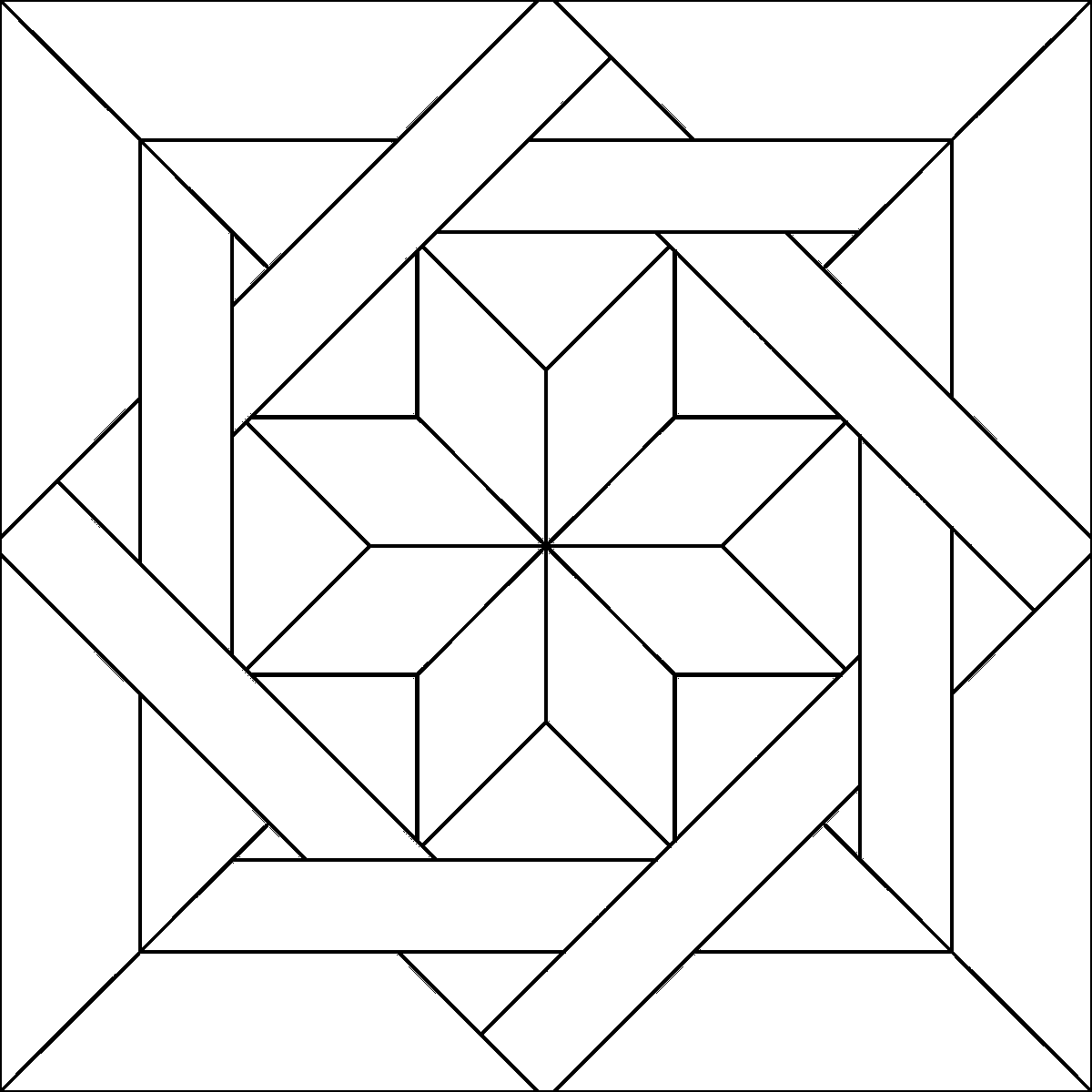 Pattern 79, Album barn quilt pattern thumbnail